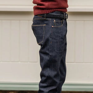 Pantalons en jean pour hommes avec logo personnalisable, plusieurs poches pour activités de plein air, ensemble pour les acheteurs en gros, vêtements décontractés tendance - Product Image 5