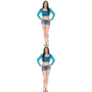 T-shirts courts pour femmes, dernier design, vêtements d'été, t-shirts courts pour femmes avec impression personnalisée - Product Image 5