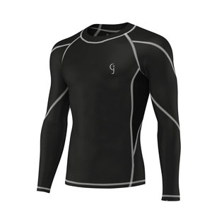 Camiseta de Manga Larga para Hombre, Diseño Ligero y Ecológico, Transpirable y de Secado Rápido, en Spandex/Poliéster, Alta Calidad, para JUJITSU - Product Image 1