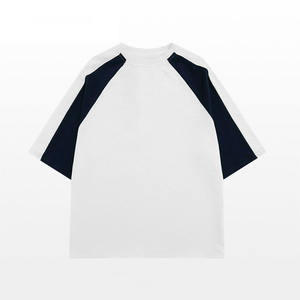 Camiseta de Algodón Extra Grande con Logotipo Personalizado, para Hombre y Mujer, Suave, Transpirable, Informal, de Verano, de Manga Corta, Bordada - Product Image 3