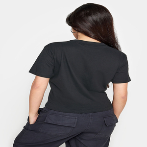 Custom Women's Printed T-Shirts Comfortable Cotton Blend Fabric T-Shirts Soft Breathable Casual Wear Short Sleeve Women's Shirts - Product Image 4