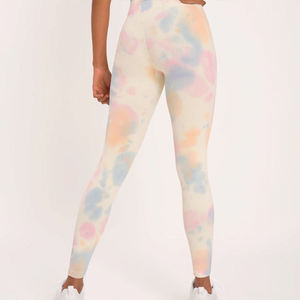 OEM Professional Women's Yoga Set Plus Size Breathable Quick Dry Solid Pattern Active Stretch Stitch <b>Elastic</b> Waist Closure <b>Belt</b> - Product Image 4