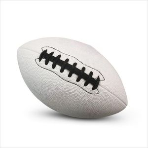 Ballon de football américain classique marron uni avec lacets blancs, durable, pour entraînements et matchs en intérieur et en extérieur, équipement sportif - Product Image 3