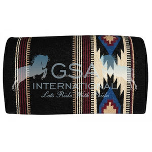 Manta de Silla de Montar Hecha de Lana 100% Neozelandesa 34X36, Manta de Silla de Montar Tejida a Mano Disponible para Personalizar para Montar a Caballo - Product Image 3