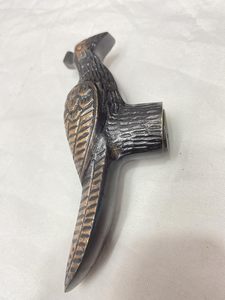 Handmade Modern Brass Bird Head Walking <b>Cane</b> Handle for Outdoor Use Replacement - Product Image 5