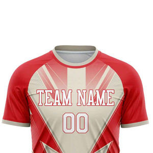 Camiseta de Fútbol Estampada, Fabricante de Ropa Deportiva, Camiseta de Fútbol Personalizada, Tejido de Poliéster, Color Personalizado de Fábrica - Product Image 2