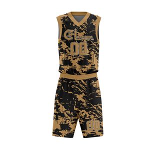 Vêtements de basket-ball respirants en gros, tailles plus grandes, pour hommes et femmes, ensemble de maillots et shorts légers pour équipe, impression par sublimation personnalisée - Product Image 4