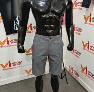 Pantalones cortos cargo de algodón para hombre, pantalones cortos de verano con 6 bolsillos, pantalones cortos de lona - Product Image 5