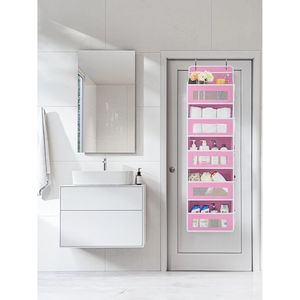 Organisateur de porte en tissu à 5 étagères, rangement suspendu avec grandes poches de rangement, anti-basculement, capacité de charge de 44 lb - Product Image 3
