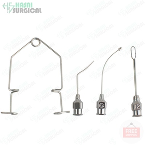 Juego de 21 Piezas de Instrumentos Quirúrgicos Oftálmicos de Clase I para Cirugía de Cataratas, Acero Inoxidable, Aprobado por CE e ISO, Hasni Surgical - Product Image 3