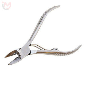 Coupe-cuticules professionnel en acier inoxydable, finition mate, double ressort, outil de manucure et pédicure de précision pour salon - Product Image 3