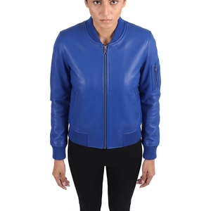Veste en cuir d'hiver pour homme sur mesure, col montant, veste décontractée d'extérieur, tissée, logo brodé, design personnalisé - Product Image 5