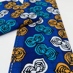 Tissu en Coton 100% Imprimé Wax Africain Nigérian en Gros, Motif Vibrant pour Vêtements de Mode, Afrique du Sud - Product Image 1
