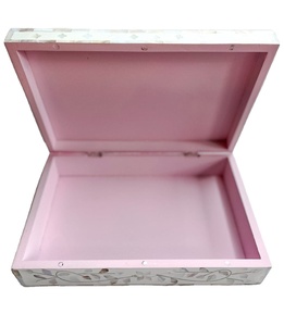 Luxury Handmade Mother of Pearl Inlay Jewelry <b>Box</b> with Intricate Bone Decorative Storage for Rings Necklaces Bracelets and Gifts - Product Image 5