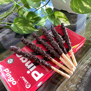 ODM Pingo Milk Stick Chocolate, Galletas Recubiertas de Chispas de Cacao, Saludables para tu Salud, 32g - Product Image 4