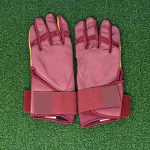 <b>Full</b> Finger Polyester/Cotton Safety Gloves Blue Red White Hook and Loop Closure Non <b>Slip</b> Unisex All Seasons Waterproof - Product Image 4