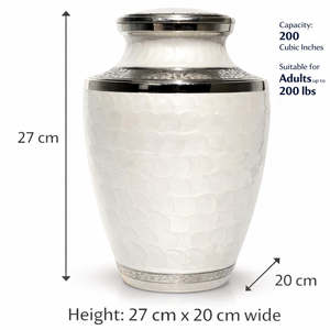 aluminium ceremonial urn aluminium aluminium ritual ashes urn aluminium farewell <b>memorial</b> urn aluminium last tribute urn <b>vase</b> - Product Image 3