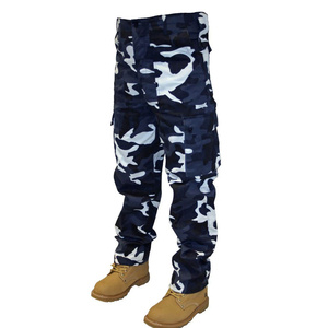 Pantalones Cargo de Mezclilla para Hombre, Cintura Media, Corte Regular, Transpirables, Bordados, Estilo Vintage, Poliéster y Algodón, Ropa Casual de Verano - Product Image 1