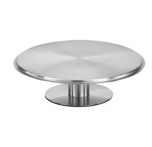 Support à gâteau moderne en métal, plateau de présentation de desserts, porte-cupcakes, centre de table élégant pour fêtes et événements - Product Image 4