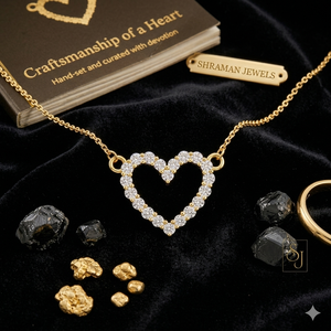 10K <b>Solid</b> <b>Gold</b> Moissanite Classic Romantic Design Custom Open Heart <b>Pendant</b> Luxury Fine Jewelry Charms Unisex Necklace Gift - Product Image 6