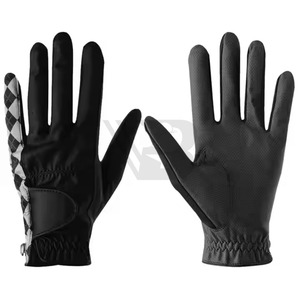 Hanger Impex Manufacturing Golf Glove Back Side Colored Printing PU Leather Cabretta Durable Leather Palm Golf Glove - Product Image 3