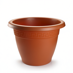 Pot de fleurs rond en plastique de 50 cm, élégant, pour une utilisation en intérieur/extérieur - Product Image 1