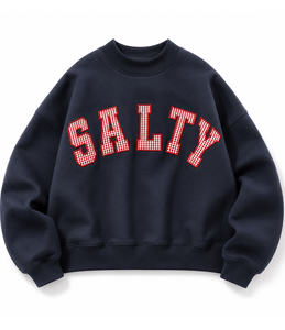 Sudadera de Invierno Oversize para Mujer con Cuello Alto y Logotipo Personalizado, 100% Algodón, con Aplique de Letras - Product Image 6