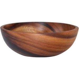 Soup Snacks Dining <b>Table</b> Serving Handmade Wooden Bowl Set Premium Solid Wood Carved Bowls for Kitchen Dining <b>Table</b> Salad - Product Image 5