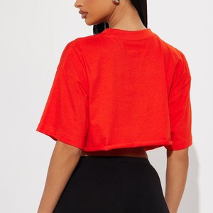 Round Neck Both Shoulder Short Sleeve <b>Women's</b> Summer 2026 New Slim Fit Versatile Slim Short Top T-Shirt - Product Image 4