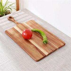 Planche à découper en bois naturel, planche à découper artisanale pour la cuisine, planche de préparation des aliments rustique - Product Image 3