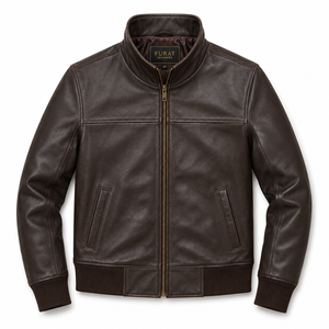 Veste en cuir de motard pour homme Furat Leathers, en peau de mouton de haute qualité, style streetwear, service OEM, logo sur le devant, taille XL - Product Image 6