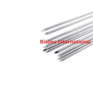 Conteneur en acier inoxydable BISONS pour fil K de 12 pouces avec un ensemble de 10 instruments chirurgicaux orthopédiques manuels - Product Image 1