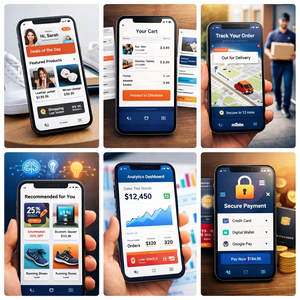 Aplicación Móvil Profesional de Comercio Electrónico Bajo Demanda con Gestión Inteligente de Pedidos y Interacción con Clientes en Tiempo Real - Product Image 4