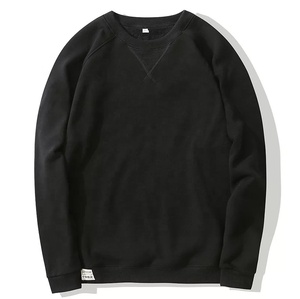 เสื้อสเวตเชิ้ตคอกลมแขนยาวบุขนหนานุ่มคุณภาพสูงสำหรับผู้ชาย ลายเรียบ สกรีนโลโก้ได้ เป็นมิตรกับสิ่งแวดล้อม - Product Image 5