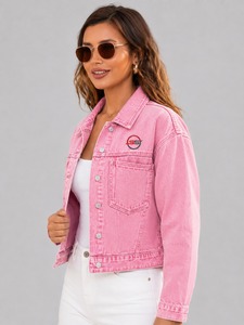 Gilet en jean en coton premium pour femme, sans manches, style classique avec fermeture boutonnée et style décontracté intemporel - Product Image 6