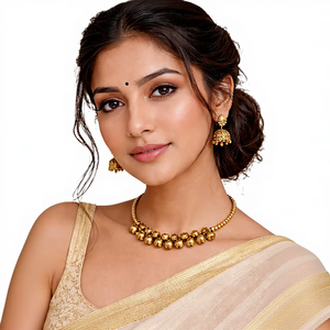 Collier ras-de-cou géométrique en laiton fait main |   Bijoux ethniques tribaux |   Cadeau traditionnel pour femmes indiennes |   AMULYAM OVERSEAS |   Fabriqué - Product Image 1