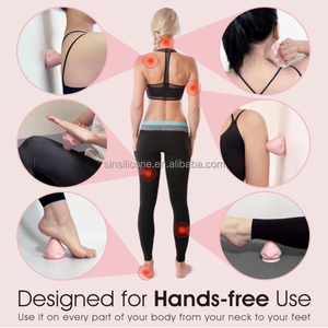 Bola pijat elektrik bergetar, bola fascia titik pemicu bola pijat punggung, bola pijat leher melawan nyeri punggung dan sakit musc - Product Image 4