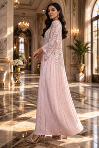 Abaya Women Party Dress Jalabiya Arabic Luxury Dubai Caftan Evening Dress for Women Wedding Elegant <b>Kaftan</b> Formal Party Gowns - Product Image 4