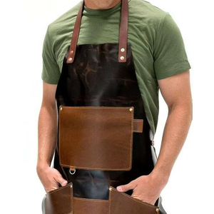 Custom Logo High Quality Breathable Comfortable Unisex Cooking Barbecue Kitchen Bartender Woodworking Hairdresser Chef <b>Apron</b> - Product Image 6
