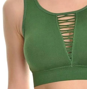 Sujetadores deportivos de moda 2026 de marca privada de alta calidad, tallas grandes, de Spandex/Nylon para mujer, yoga y fitness, venta al por mayor. - Product Image 5