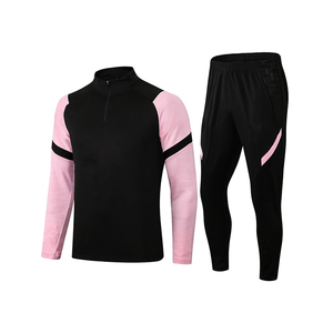 Ensemble de survêtement de football teint en pièce de haute qualité pour l'automne, respirant, pour l'entraînement et le jogging, avec logo personnalisé, léger, pour hommes - Product Image 2