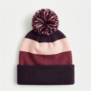 Bonnet unisexe à revers plié, service OEM à prix abordable, bonnet d'hiver décontracté, couleurs unies, logo personnalisé - Product Image 4