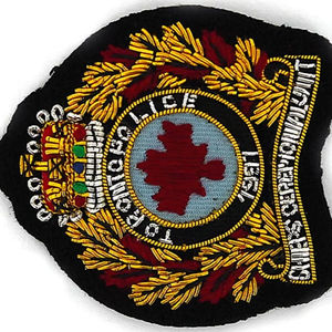 Écussons de blazer de régiment de luxe de haute qualité, brodés à la main avec fil de bouillon |   Écussons de blazer avec armoiries familiales, patchs de sécurité - Product Image 6