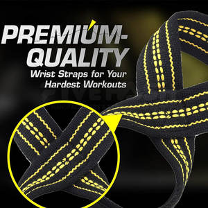 Sangles de levage en forme de huit, support à forte adhérence, conception en forme de huit pour entraînement intensif en salle de sport - Product Image 2