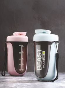 Top Quality Premium Shake <b>Bottle</b> with Mixer Ball Smooth Drink <b>Blending</b> For Daily Use At Best Price By Exporter - Product Image 2