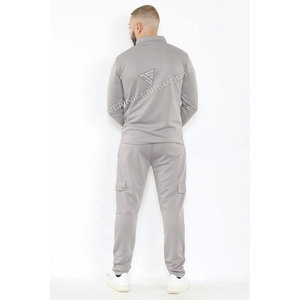 Survêtement d'hiver de luxe pour homme en polyester/coton respirant avec logo personnalisé, coupe-vent et pantalon de jogging - Service OEM - Product Image 5