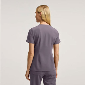 Nouvelle conception de tenue d'infirmière unisexe, design personnalisé, vêtements de haute qualité, vêtements de mode, hauts de blouse à deux poches, tissu jersey, hôpital - Product Image 6
