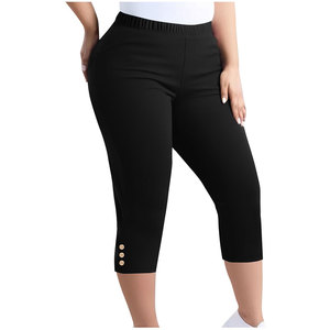 Fabricant pakistanais, prix raisonnable, capri de haute qualité, taille plus, capri pour femmes, vente chaude de capris pour femmes - Product Image 3