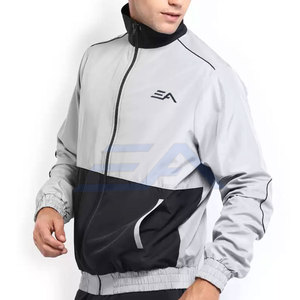 Chaquetas Cortavientos de Invierno para Hombre, Servicio OEM, Cuello Alto, Logotipo Frontal, Ecológicas, Transpirables, Alta Calidad, MOQ Bajo - Product Image 2