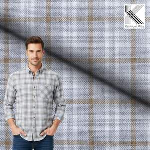 Tissu de chemise en flanelle à carreaux écossais pour chemises et surchemises d'automne pour garçons - Product Image 2